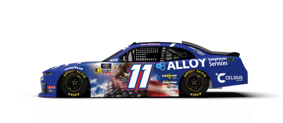 Esquema de pintura de Josh Williams para COTA.