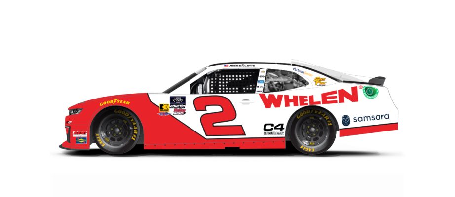 Esquema de pintura de Jesse Love para COTA.