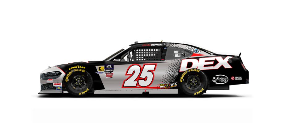 Esquema de pintura de Harrison Burton para COTA.