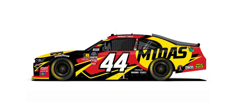 Esquema de pintura de Brennan Poole para COTA.