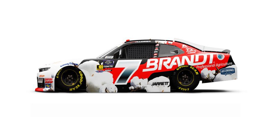 Esquema de pintura de Justin Allgaier para COTA.