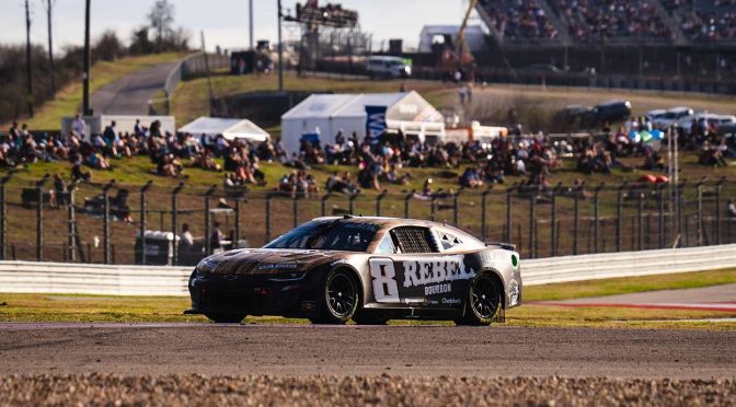 Featured image for Kyle Busch sees a potential COTA victory slip in closing laps