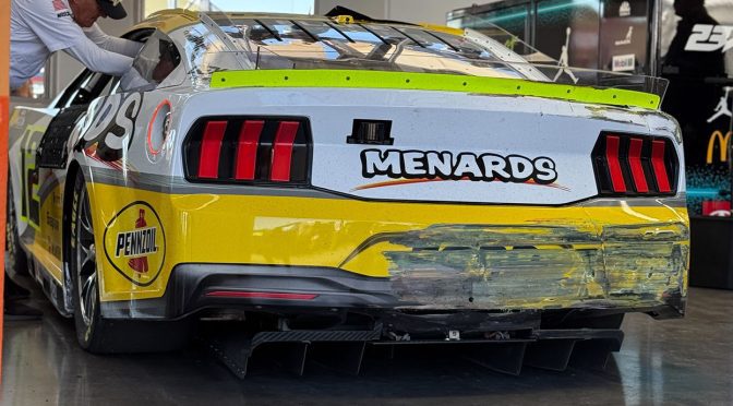 Ryan Blaney spins, damages car in Las Vegas practice: ‘Our car was really good before that’