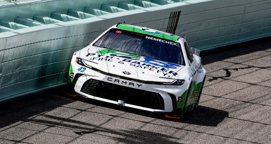 John Hunter Nemechek saldrá séptimo con el Toyota No. 42 del Legacy Motor Club. <br /><br />Jefe de equipo: Travis Mack</p>