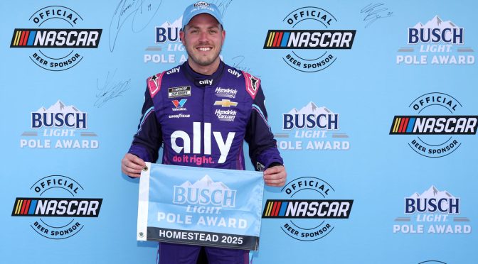 Featured Image for Alex Bowman soars to Busch Light pole at Homestead