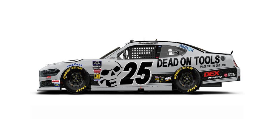 Harrison Burton's paint scheme for Martinsville.