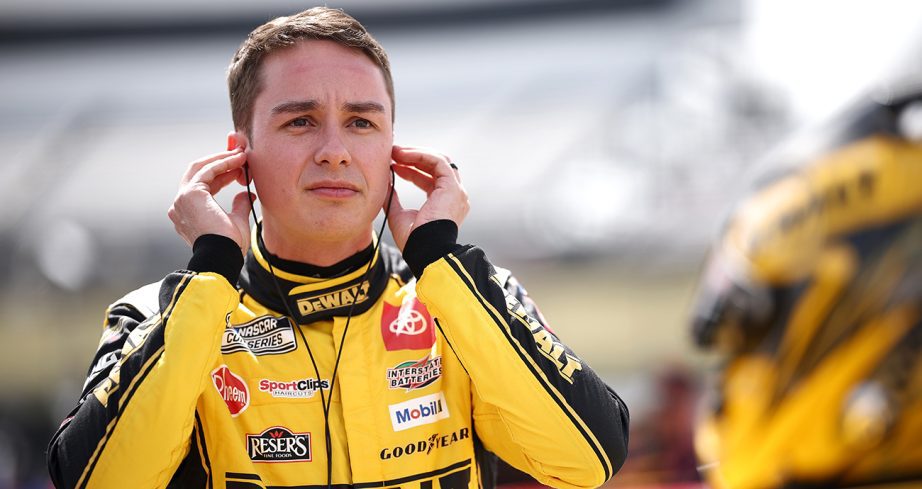 Christopher Bell during NASCAR Cup Series practice at Martinsville Speedway.