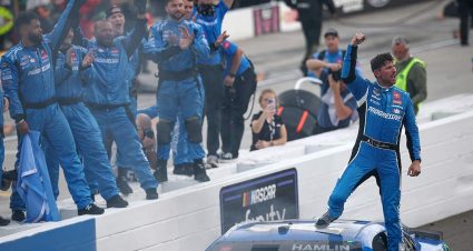 Denny Hamlin dominates for first Martinsville win in a decade