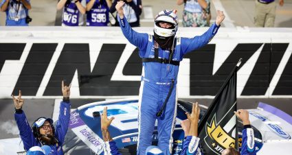 Austin Hill survives NASCAR Overtime, wins Xfinity Series race at Martinsville