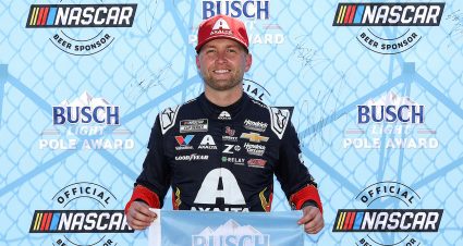 Byron sets blazing pace to win the pole for Darlington