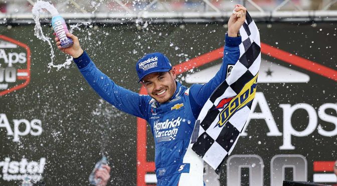 Featured Image for Kyle Larson scores dominant Xfinity Series win at Bristol