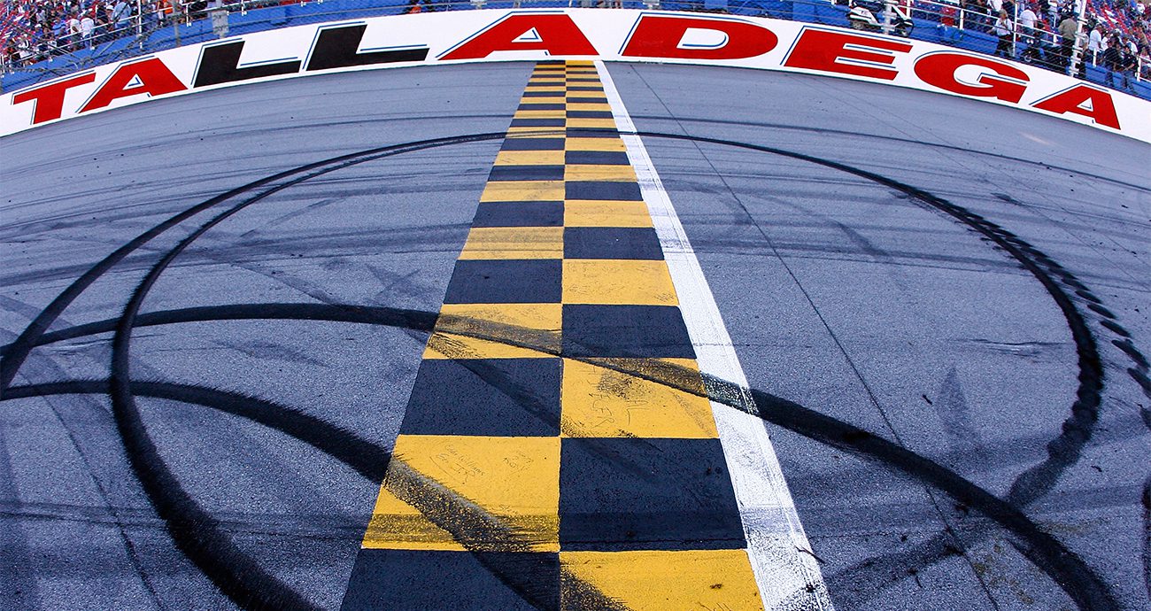 talladega start/finish line
