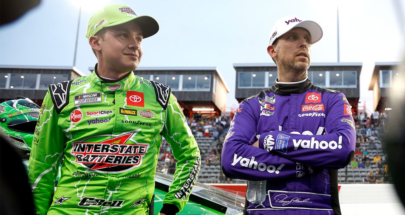 christopher bell and denny hamlin