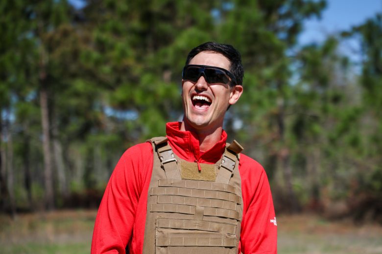 Joey Logano's Mission 600 trip at Camp Lejeune.