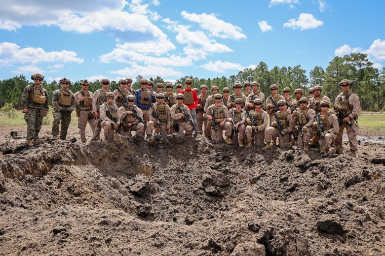 Joey Logano's Mission 600 trip at Camp Lejeune.