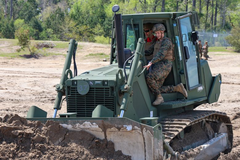 Joey Logano's Mission 600 trip at Camp Lejeune.