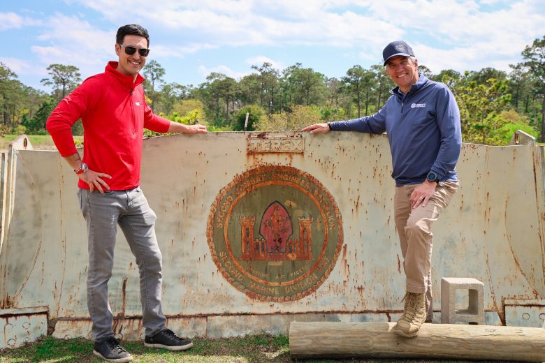 Joey Logano's Mission 600 trip at Camp Lejeune.