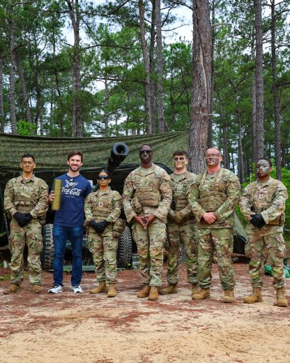 Daniel Suárez's Mission 600 trip at Fort Bragg.