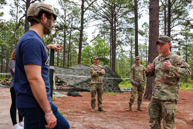 Daniel Suárez's Mission 600 trip at Fort Bragg.