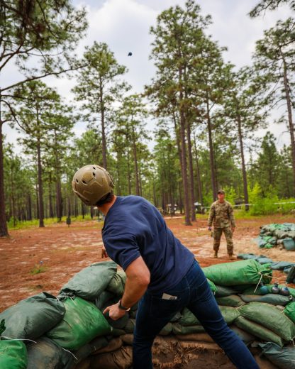 Daniel Suárez's Mission 600 trip at Fort Bragg.