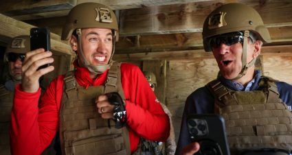 Photos: Joey Logano visits Camp Lejeune to kick off 2025 Mission 600