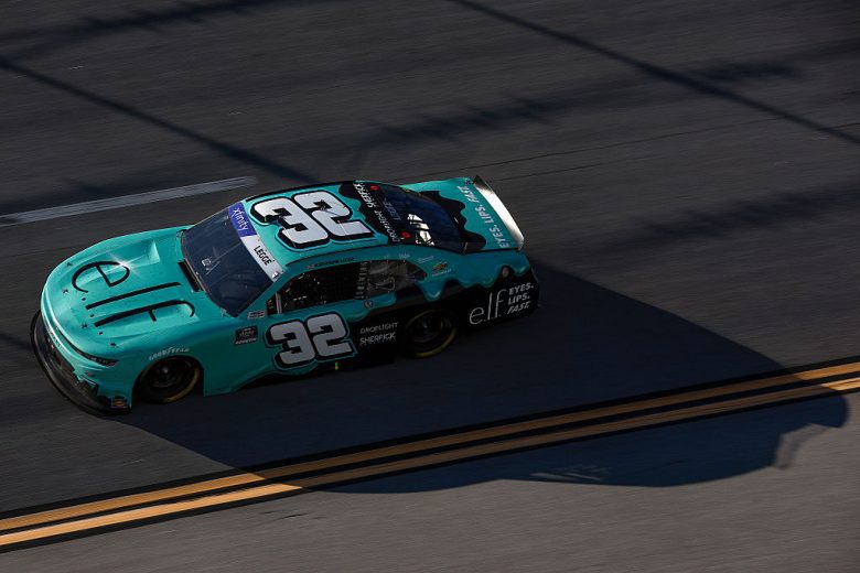 Katherine Legge drives at Talladega.