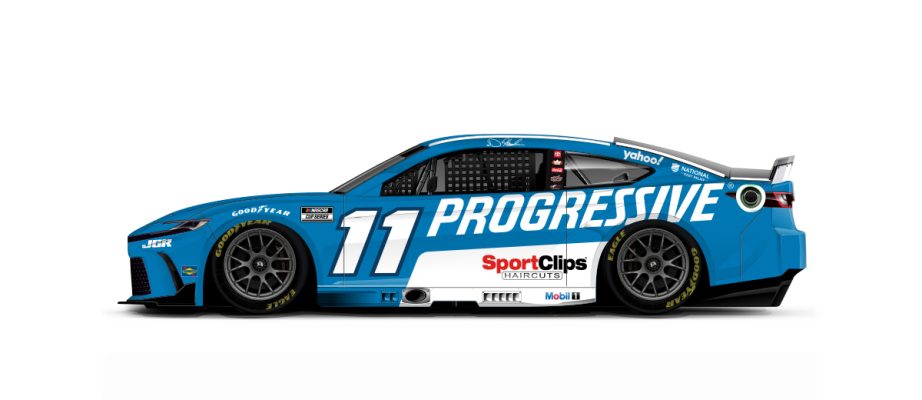 Denny Hamlin 2025 Texas paint scheme