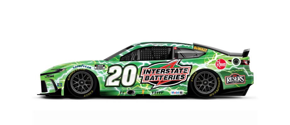 Christopher Bell 2025 Texas paint scheme