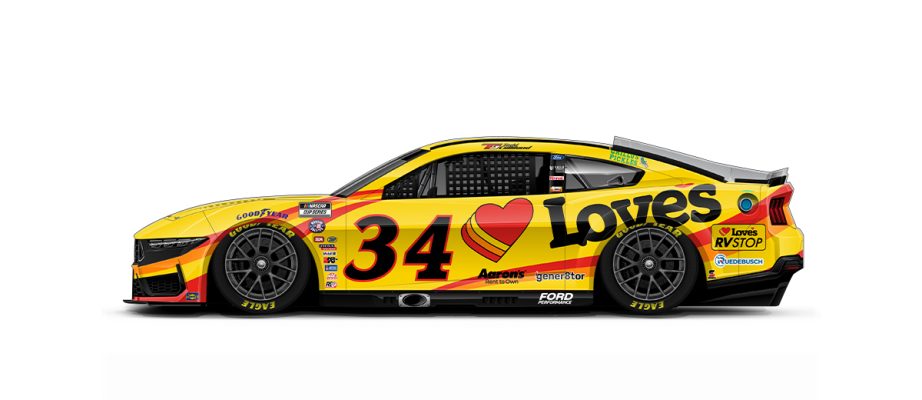 Todd Gilliland 2025 Texas paint scheme
