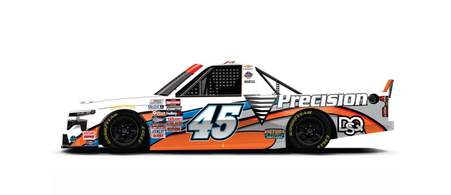 Kaden Honeycutt 2025 Texas paint scheme