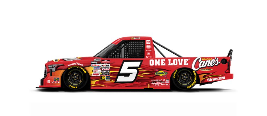 Toni Breidinger 2025 Texas paint scheme
