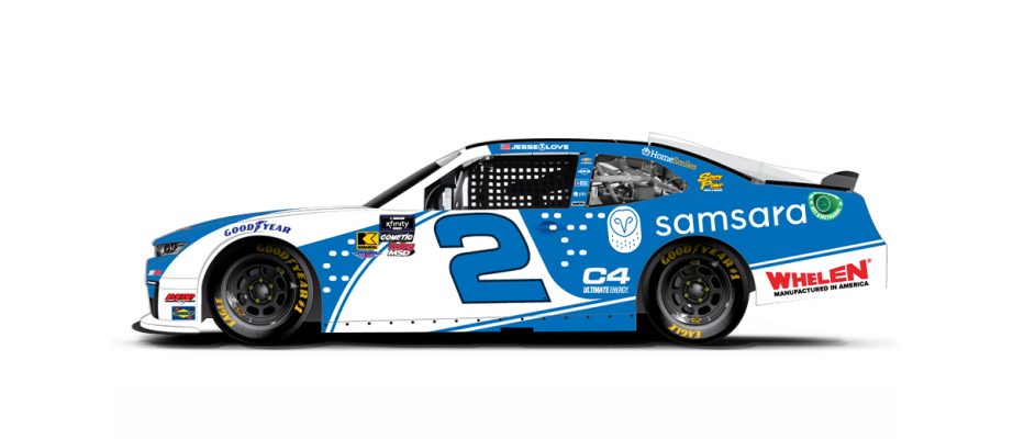 Jesse Love 2025 Texas paint scheme