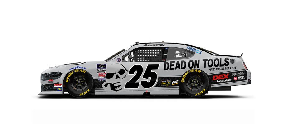 Harrison Burton 2025 Texas paint scheme