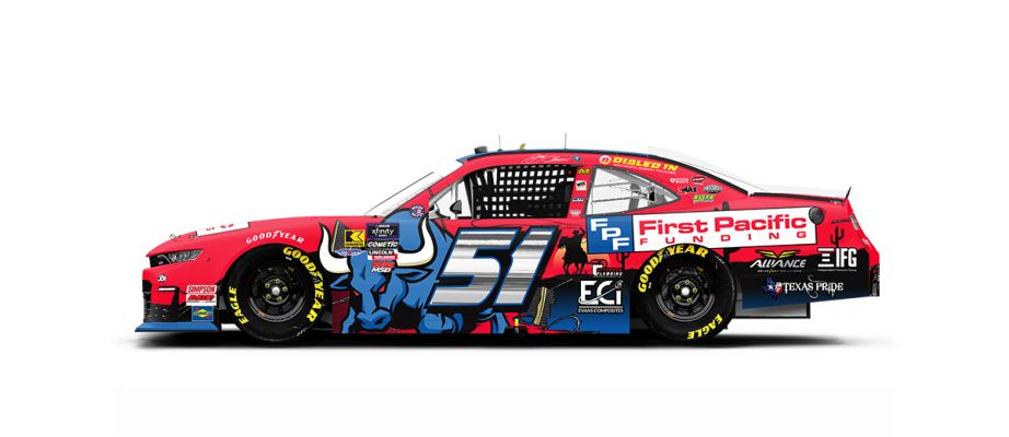 Jeremy Clements 2025 Texas paint scheme