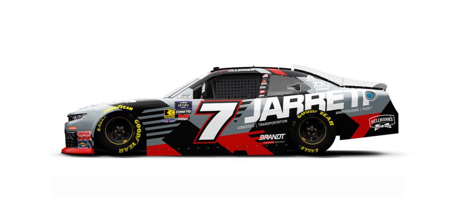 Justin Allgaier 2025 Texas paint scheme