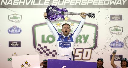 Justin Allgaier dominates, takes third Xfinity Series win of ’25 at Nashville