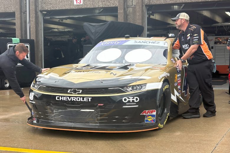 Nick Sanchez's car at Texas.