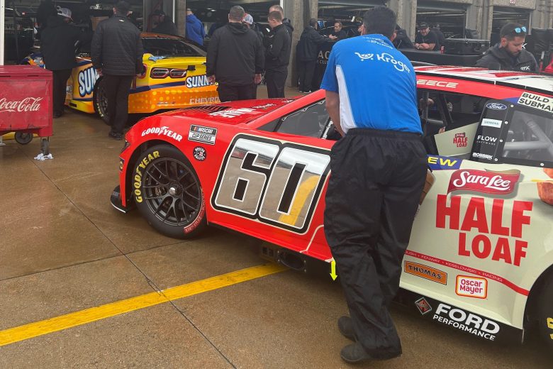 Ryan Preece's car at Texas.