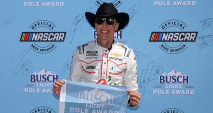 Carson Hocevar claims first career Busch Light Pole Award at Texas