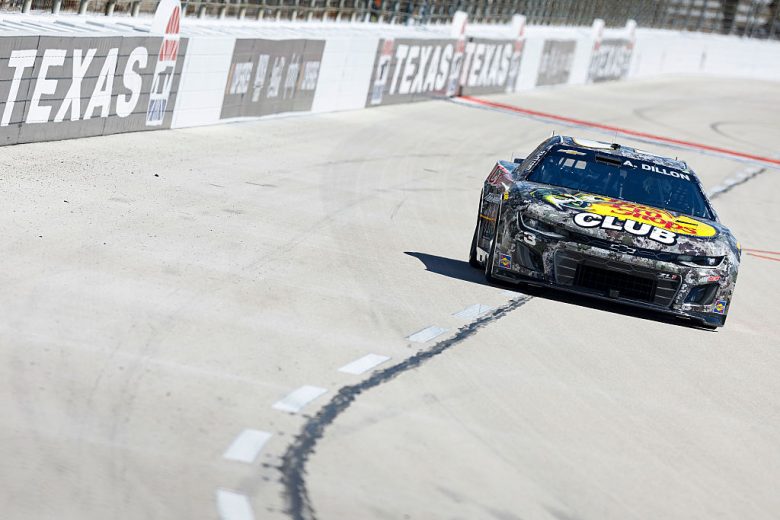 Austin Dillon drives at Texas.
