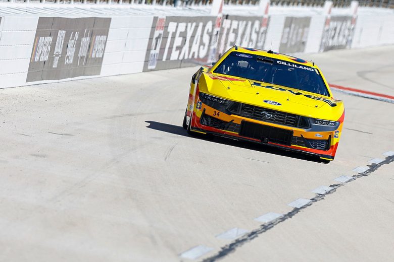 Todd Gilliland drives at Texas.