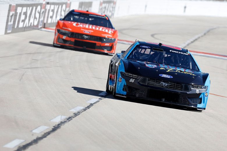 Chad Finchum drives at Texas.