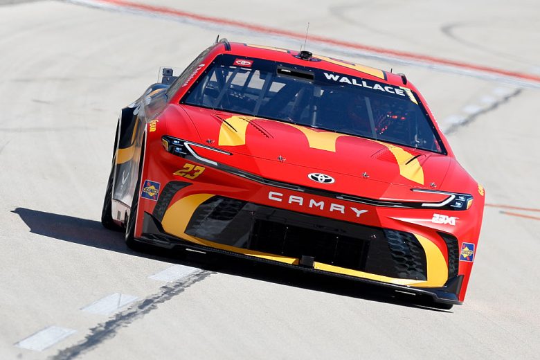 Bubba Wallace drives at Texas.