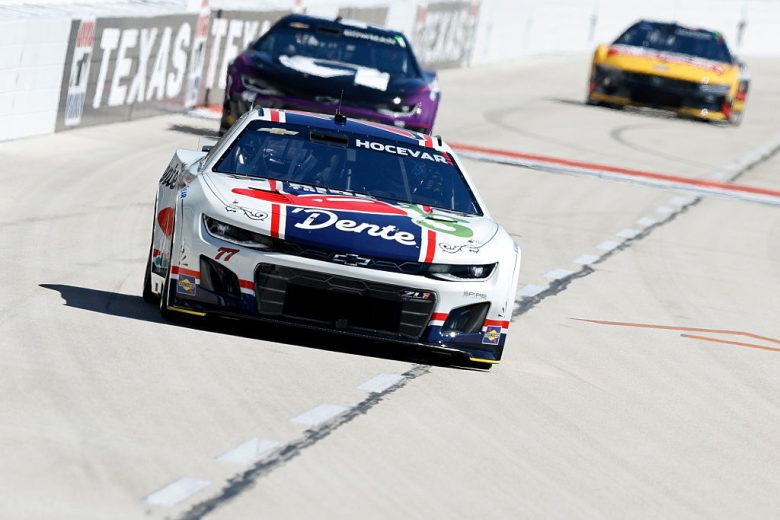Carson Hocevar drives at Texas.