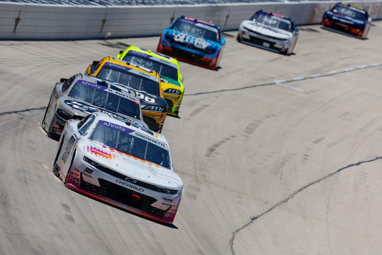 Matt DiBenedetto drives at Texas.