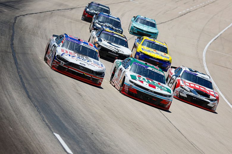 A general view of racing at Texas.