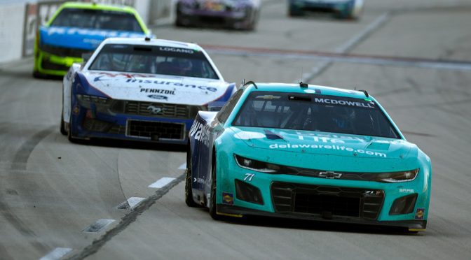 Featured image for Michael McDowell crashes late as Texas victory slips away