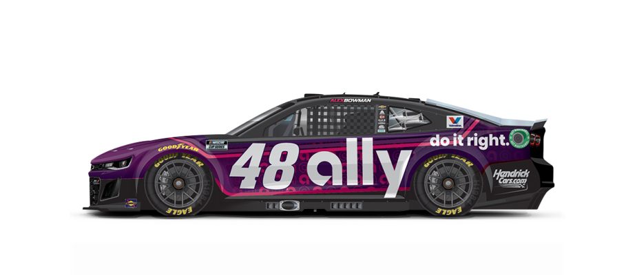Alex Bowman's paint scheme for Kansas.