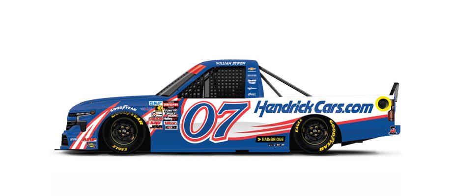 William Byron's paint scheme for Kansas.