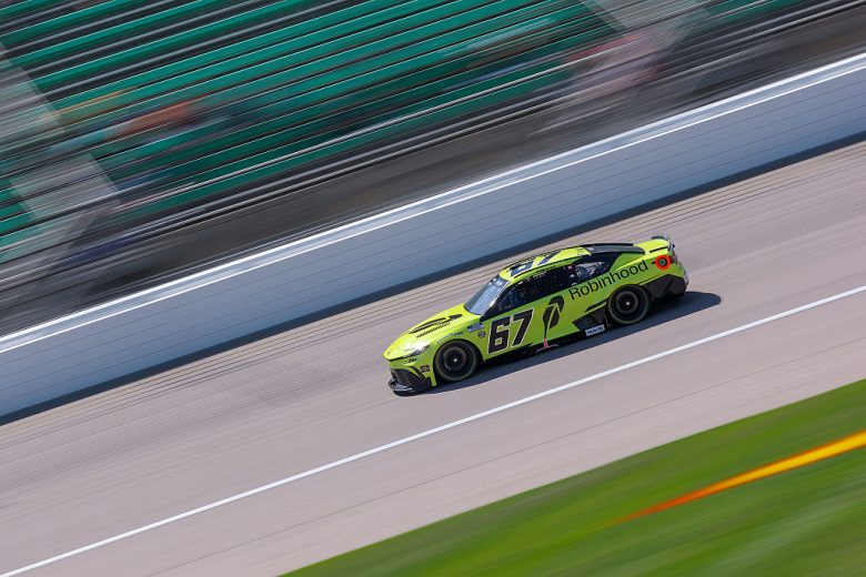 Corey Heim drives at Kansas.